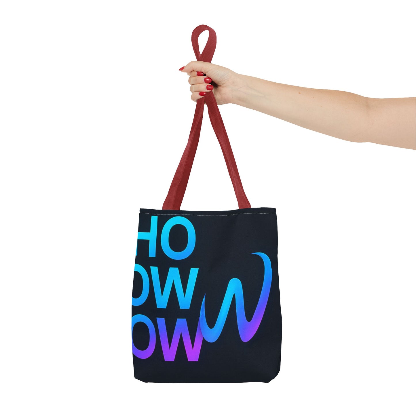 Vibrant Typography Tote Bag, Fun Statement Bag, Stylish Everyday Tote, Colorful Grocery Bag, Unique Gift for Mom