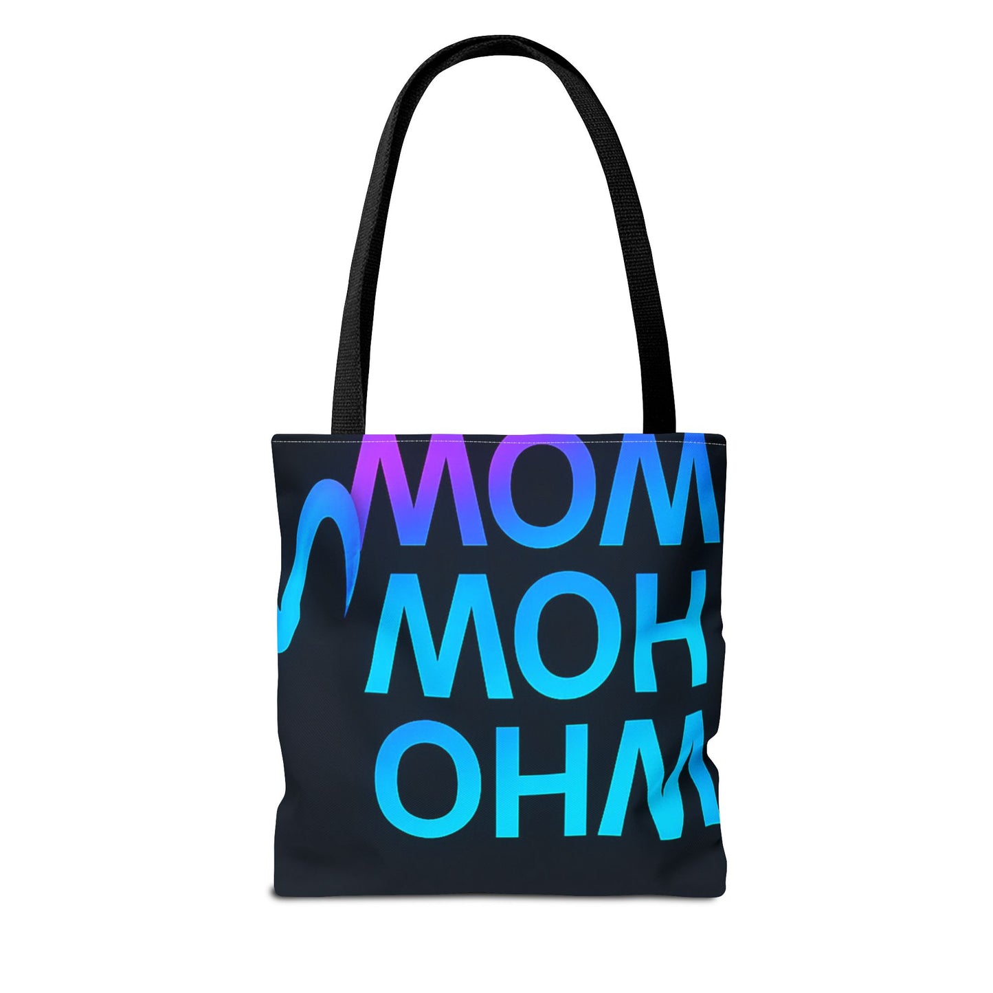 Vibrant Typography Tote Bag, Fun Statement Bag, Stylish Everyday Tote, Colorful Grocery Bag, Unique Gift for Mom