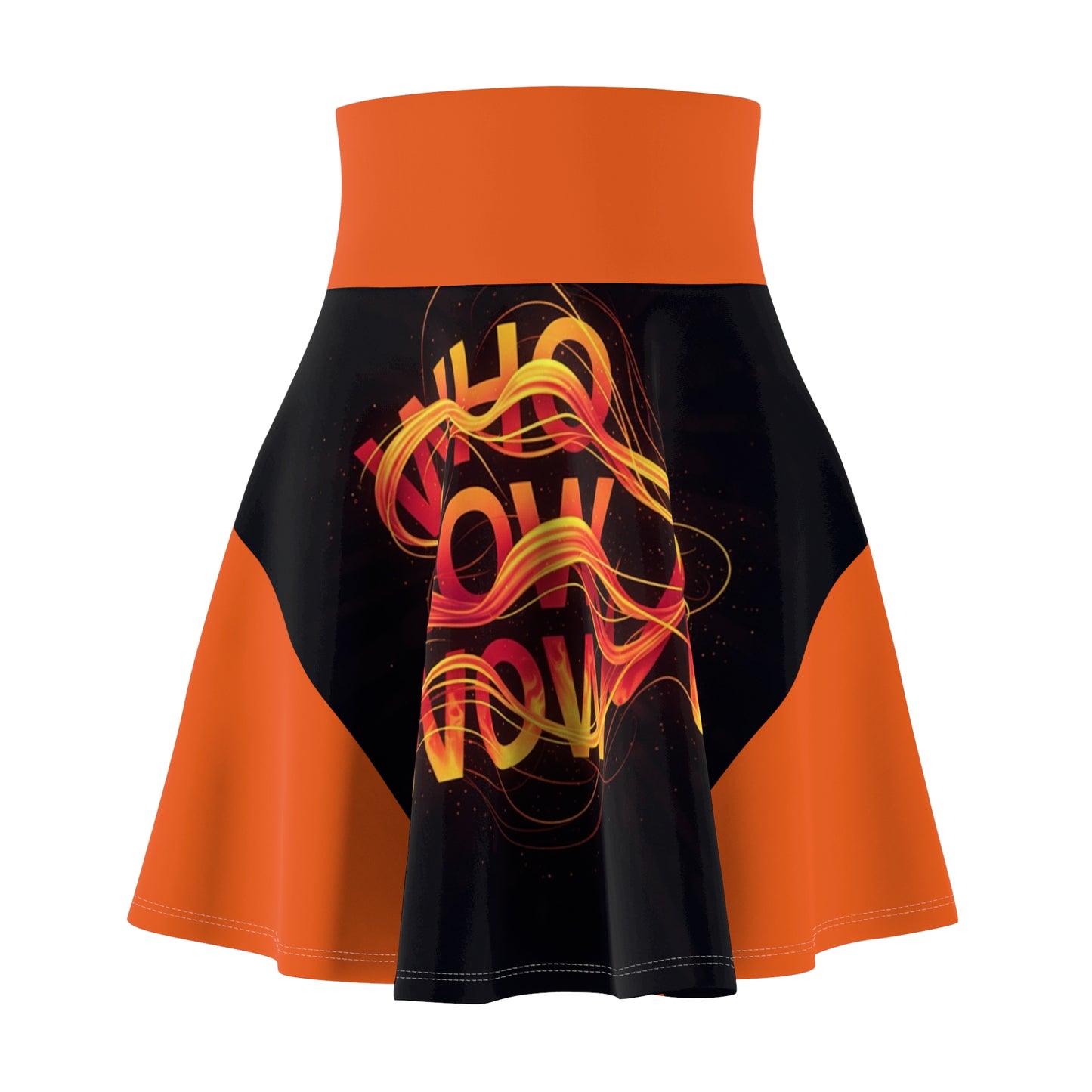 Wow Factor Women's Skater Skirt, Fun Casual Skirt, Unique Patterned Skirt, Festival Outfit, Statement Style