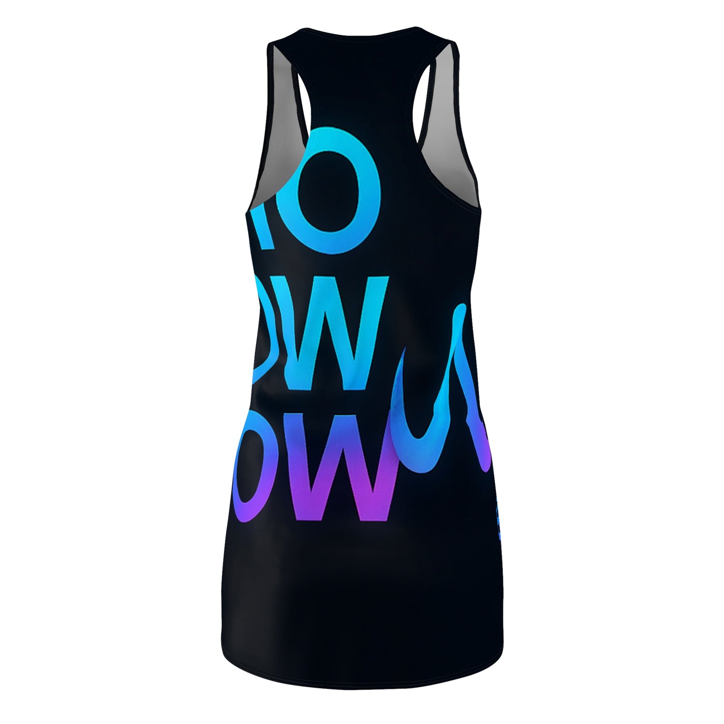 Vibrant Women's Racerback Dress - Perfect for Summer, Beach Days, Parties, Festivals, and Casual Outings | 'WHO NOW' Design