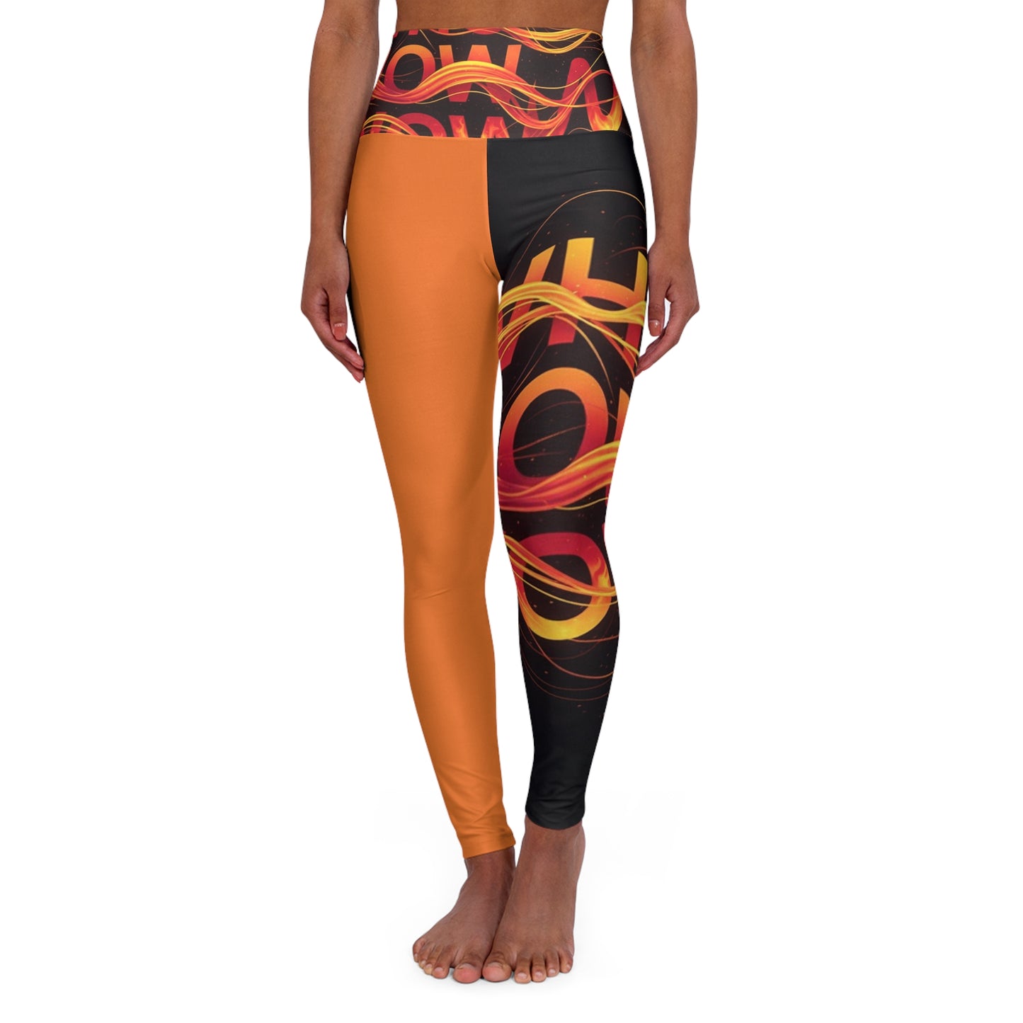 Vibrant High Waisted Yoga Leggings, Fitness Apparel, Activewear for Women, Yoga Leggings for Gym, Workout Fashion