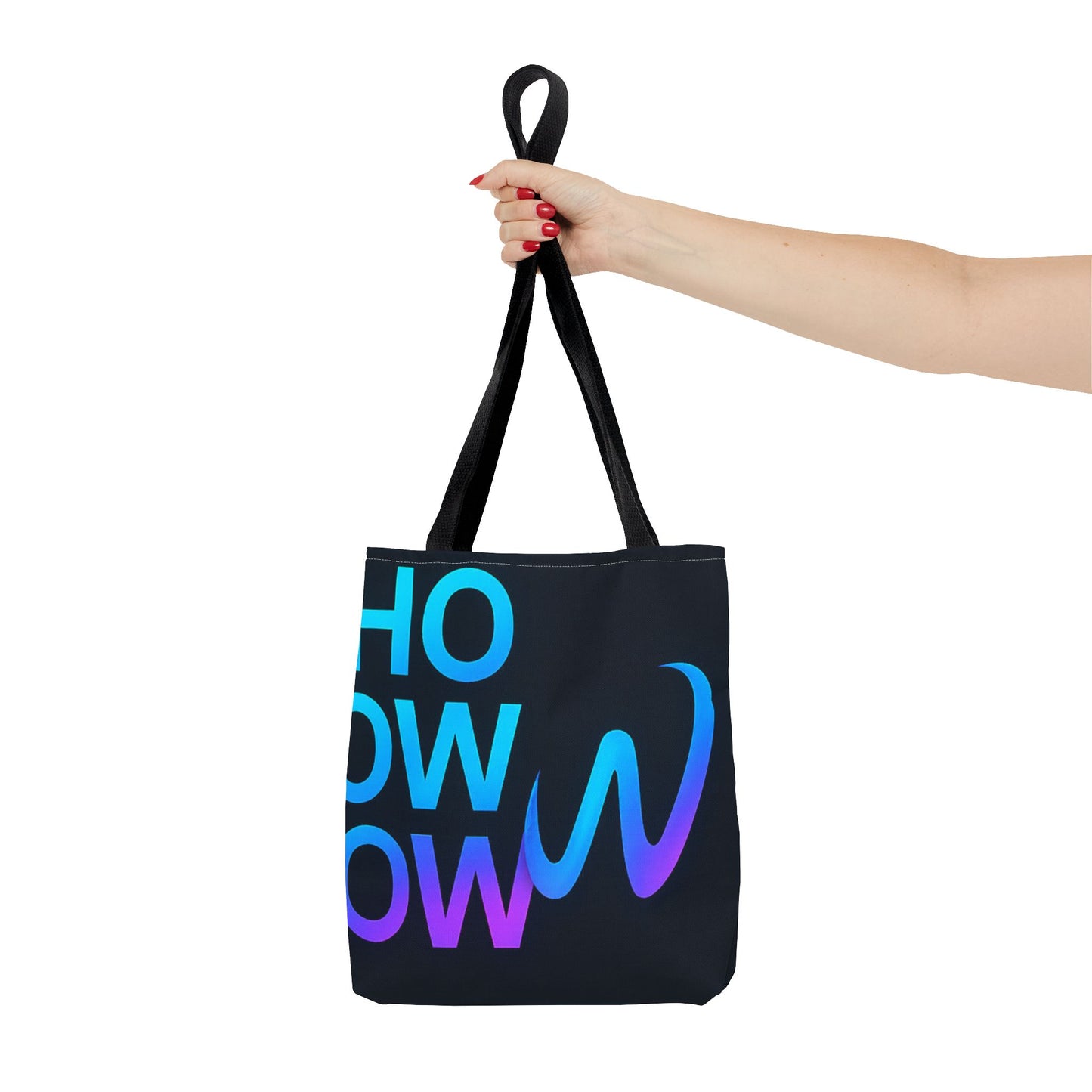 Vibrant Typography Tote Bag, Fun Statement Bag, Stylish Everyday Tote, Colorful Grocery Bag, Unique Gift for Mom
