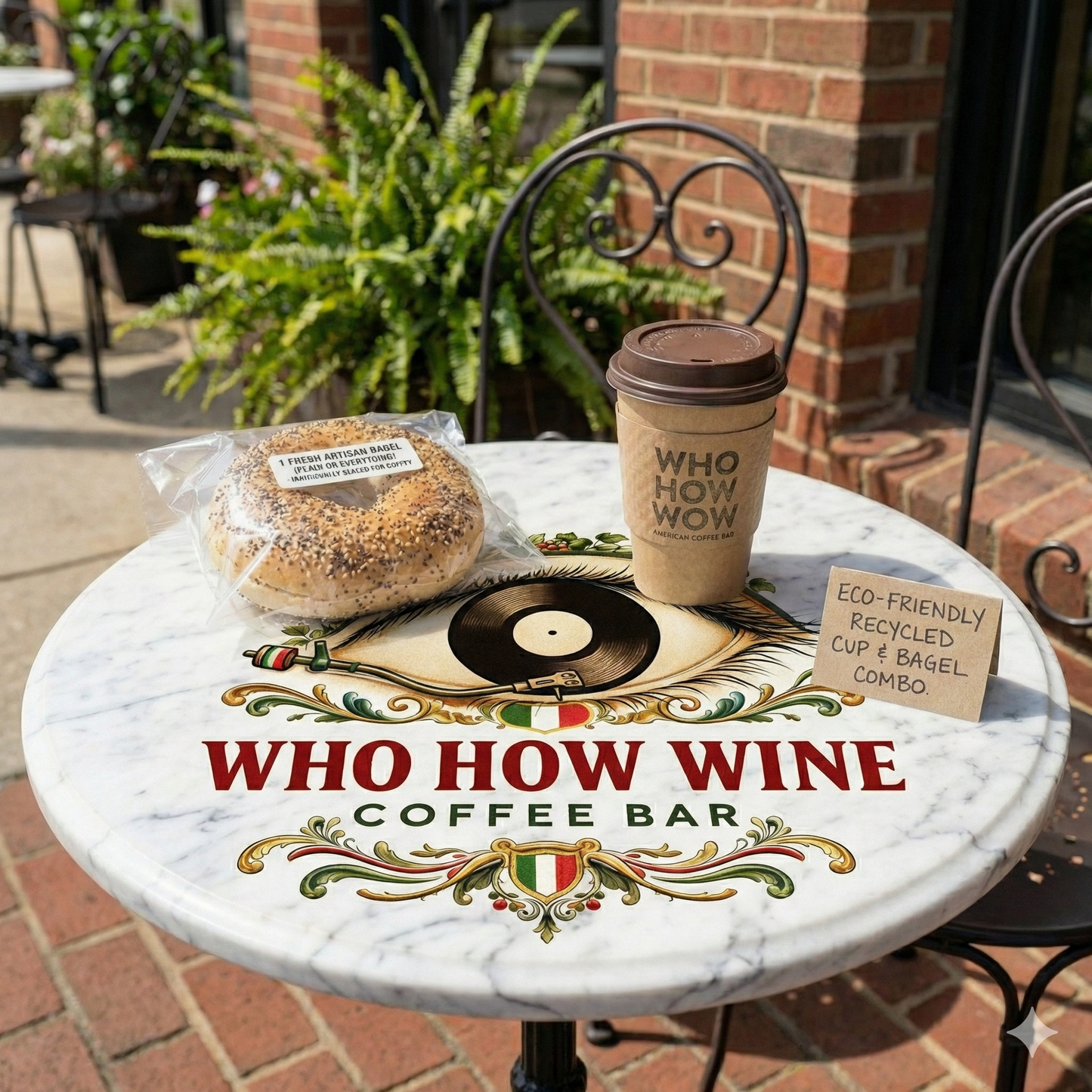 Morning Orbit Combo (Coffee & Bagel)