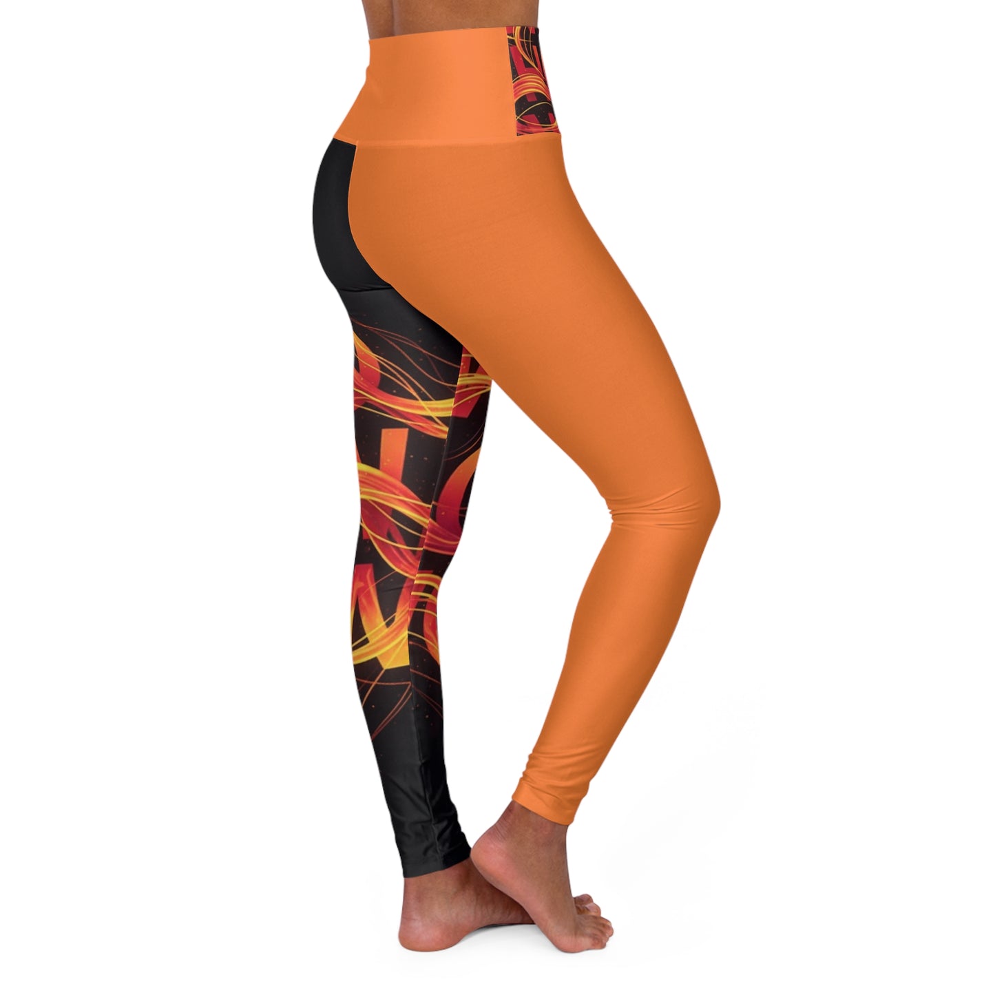 Vibrant High Waisted Yoga Leggings, Fitness Apparel, Activewear for Women, Yoga Leggings for Gym, Workout Fashion