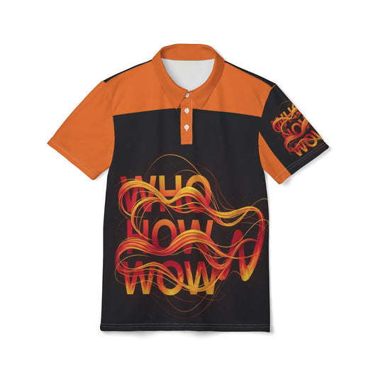 Bold Graphic Unisex Polo Shirt, Casual Wear, Festival Outfit, Unique Gift, Statement Piece, Comfortable Fashion