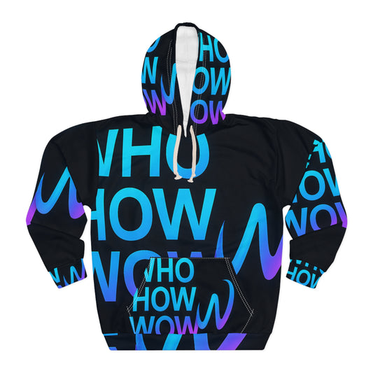 Vibrant Graphic Unisex Pullover Hoodie, Trendy Streetwear, Casual Music Lover Gift, Cozy Neon Fashion, Unique Statement Sweatshirt