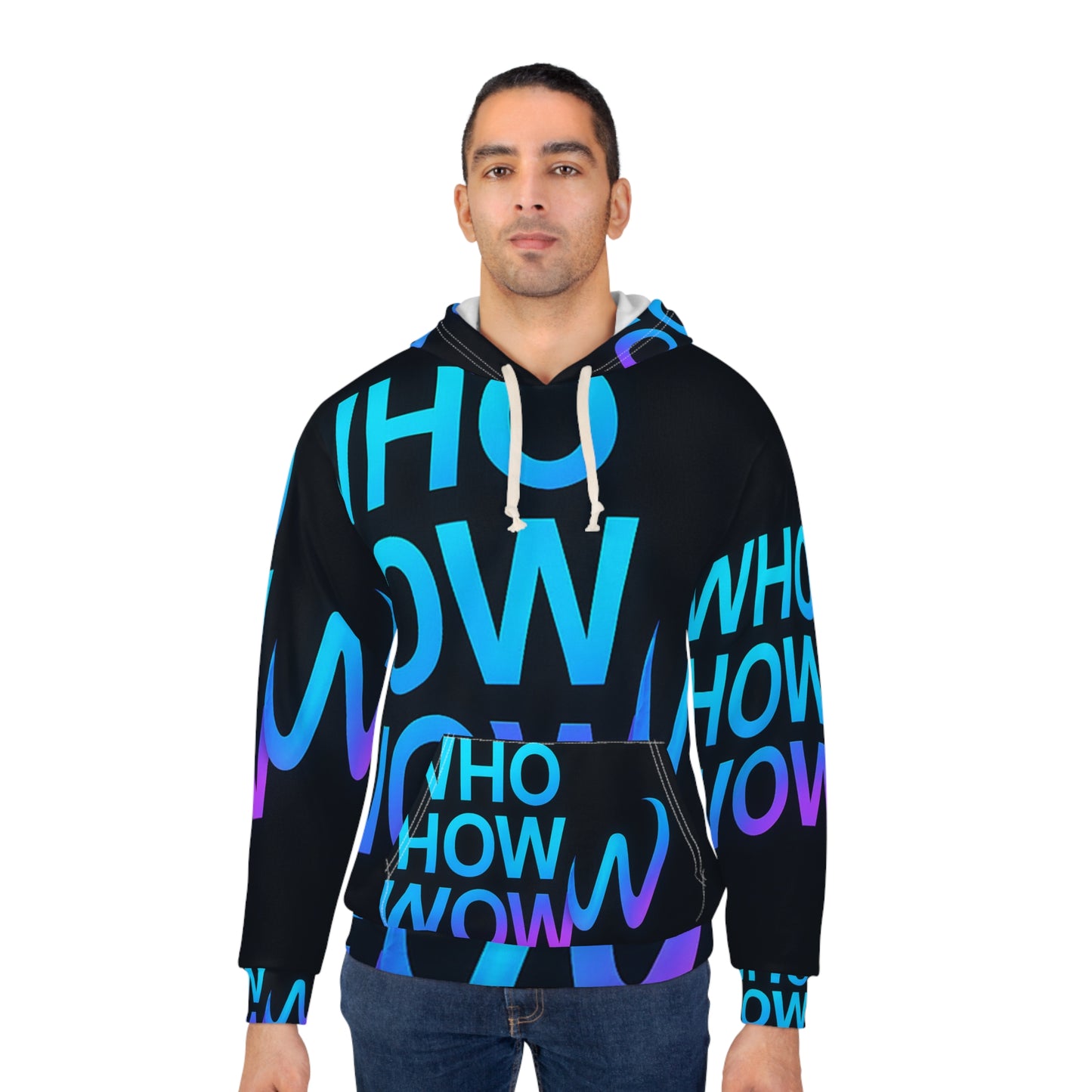 Vibrant Graphic Unisex Pullover Hoodie, Trendy Streetwear, Casual Music Lover Gift, Cozy Neon Fashion, Unique Statement Sweatshirt