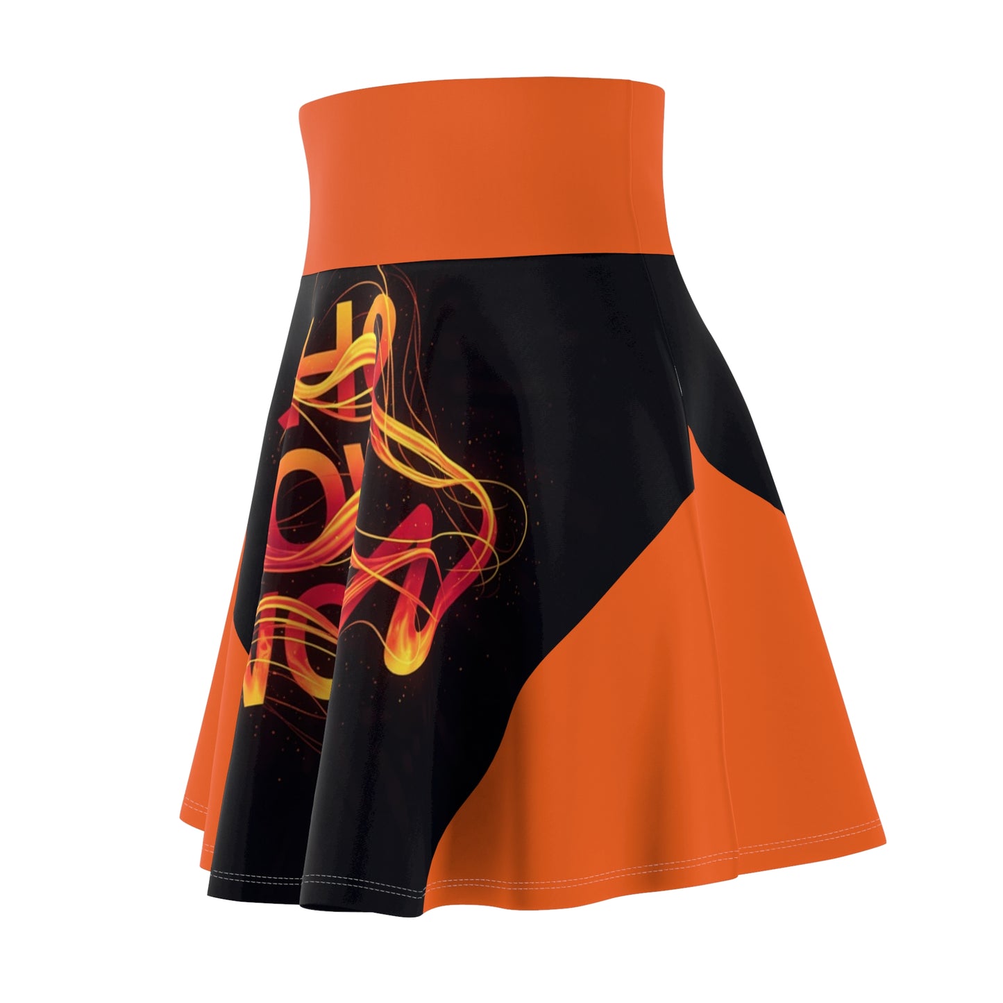 Wow Factor Women's Skater Skirt, Fun Casual Skirt, Unique Patterned Skirt, Festival Outfit, Statement Style