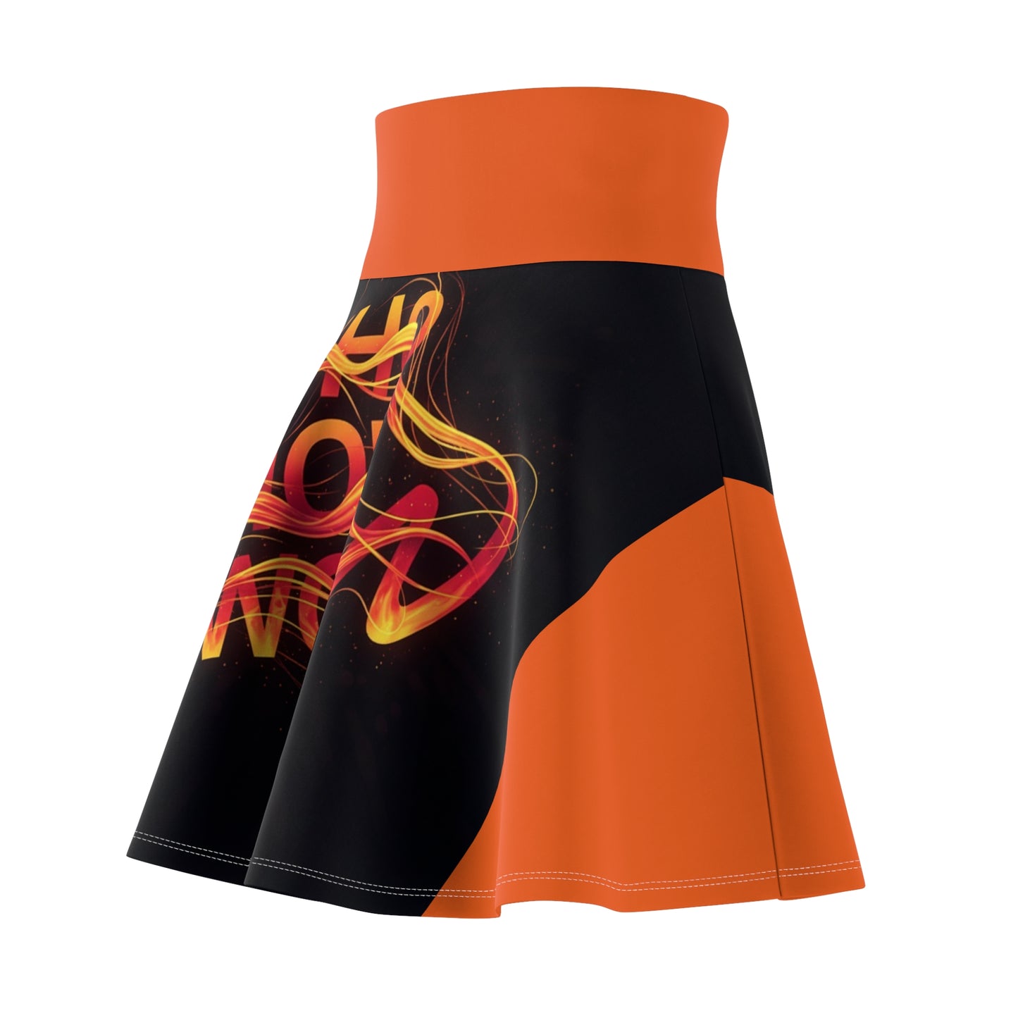 Wow Factor Women's Skater Skirt, Fun Casual Skirt, Unique Patterned Skirt, Festival Outfit, Statement Style