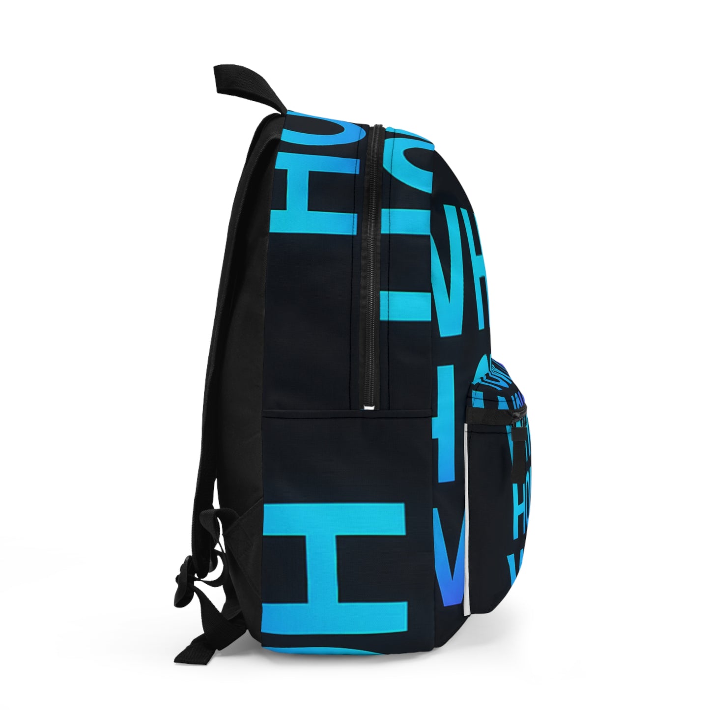 Vibrant Text Backpack, Trendy School Bag, Stylish Travel Backpack, Playful Tote for Kids, Statement College Backpack