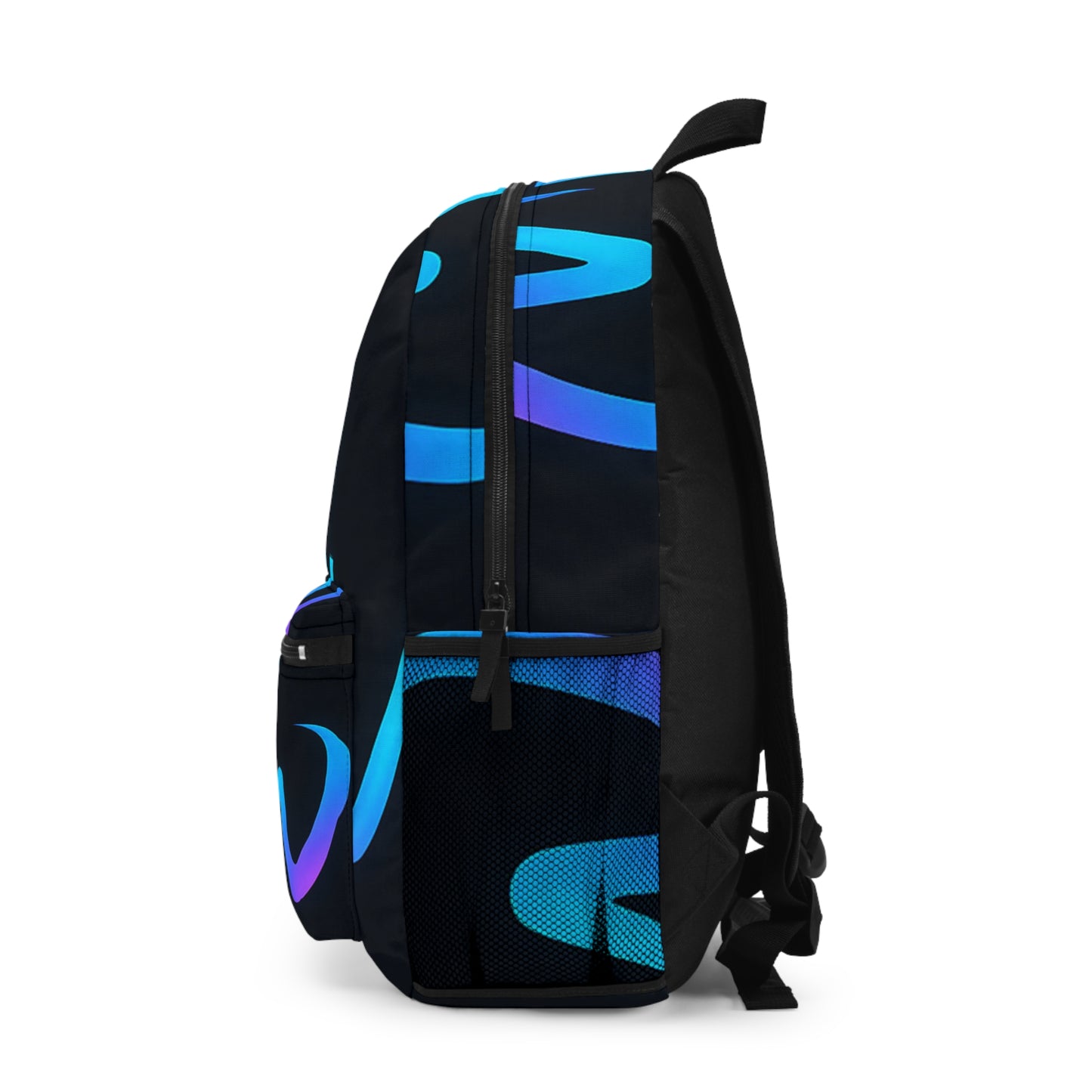 Vibrant Text Backpack, Trendy School Bag, Stylish Travel Backpack, Playful Tote for Kids, Statement College Backpack
