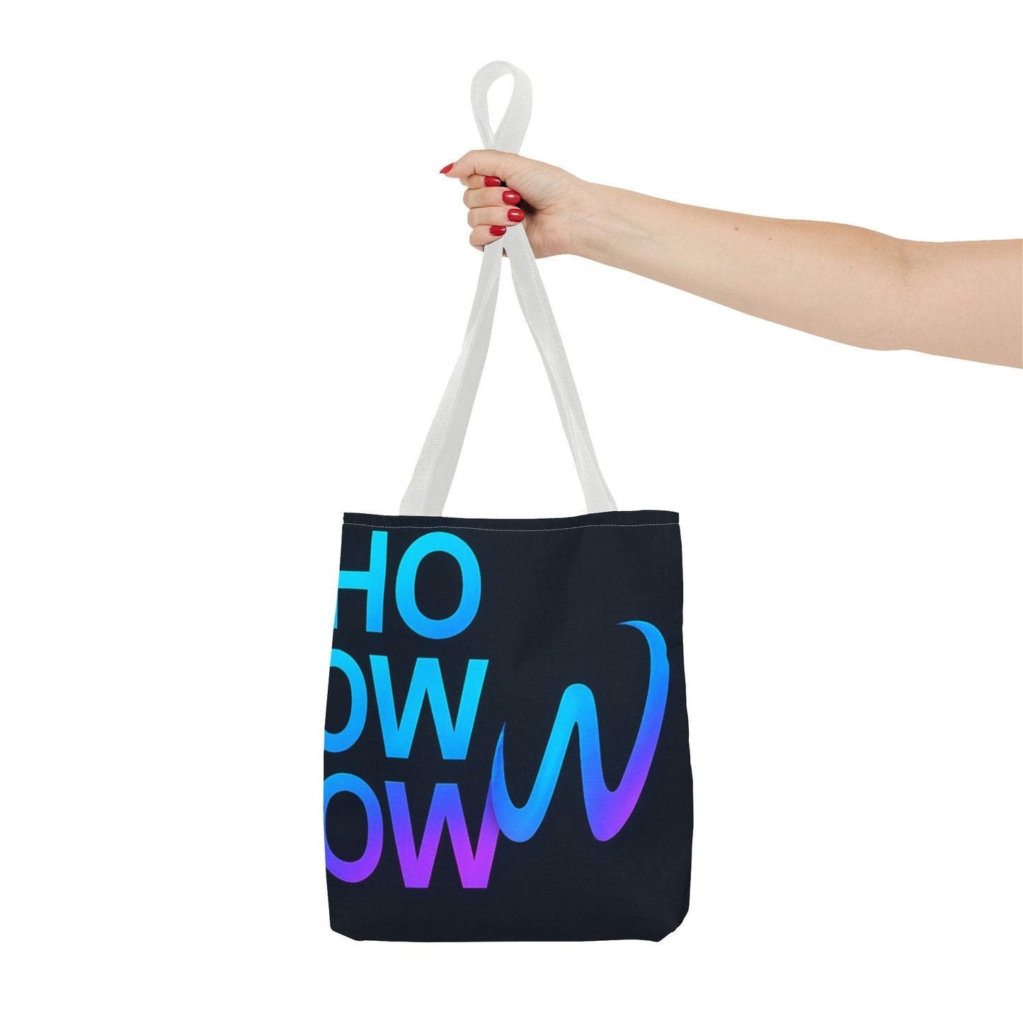 Vibrant Typography Tote Bag, Fun Statement Bag, Stylish Everyday Tote, Colorful Grocery Bag, Unique Gift for Mom