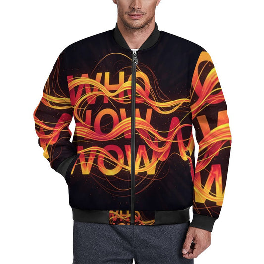 180gsm Zipper Bomber Jacket BMJ (All-Over Printing)
